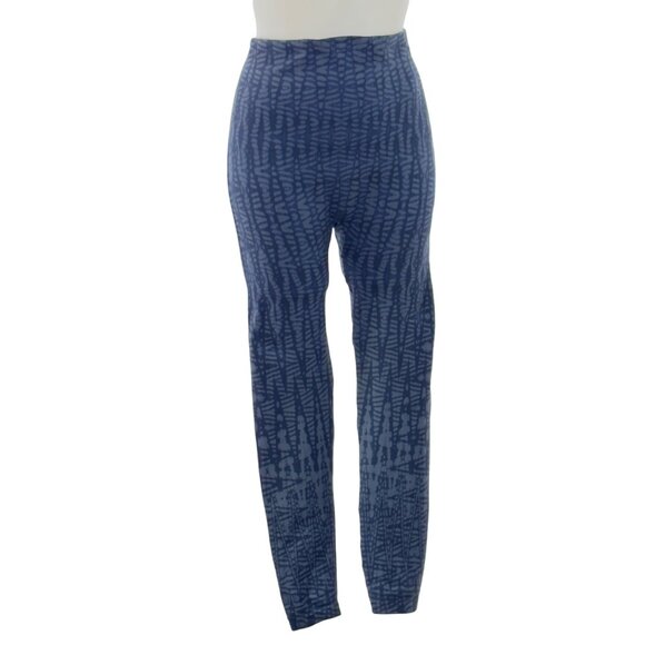SPANX Women's Blue Patterned High-Waisted Leggings Size 3X - Picture 11 of 12